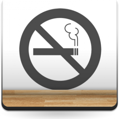 adhesivo decorativo Símbolo Prohibido Fumar
