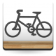 vinilo decorativo Símbolo Bicicleta