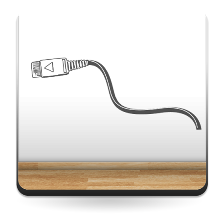 vinilos imagen producto Clavija USB para Cabecero