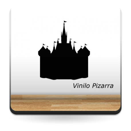 Pizarra Castillo adhesivo decorativo ambiente