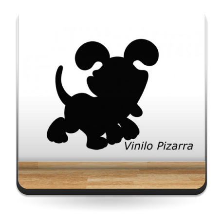 vinilo decorativo Pizarra Perrito 