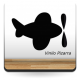adhesivo decorativo Pizarra Avión