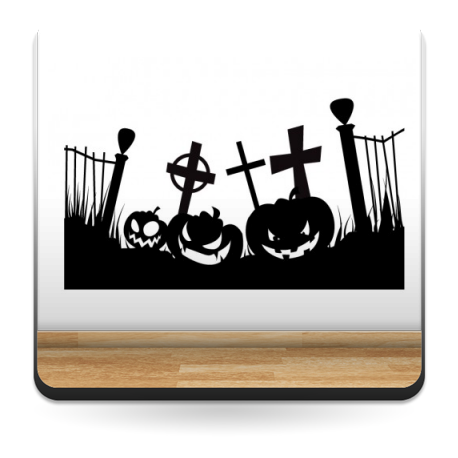 adhesivo decorativo Halloween Calabazas Party
