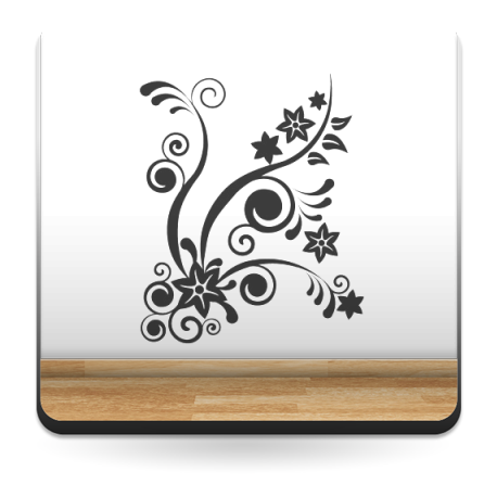 adhesivo decorativo Chispeante Floral