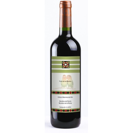 pegatina decorativa Etiqueta Vino "Vintage" 20 uds.
