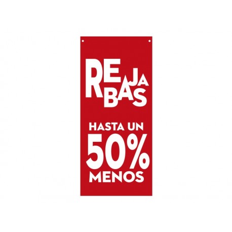 vinilos imagen producto Rebajas hasta un 50 % Rojo Lona