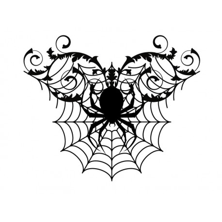 Halloween Ornamento Araña II imagen vinilo decorativo