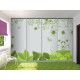pegatina pared Vinilo al ácido impreso Floral Verde