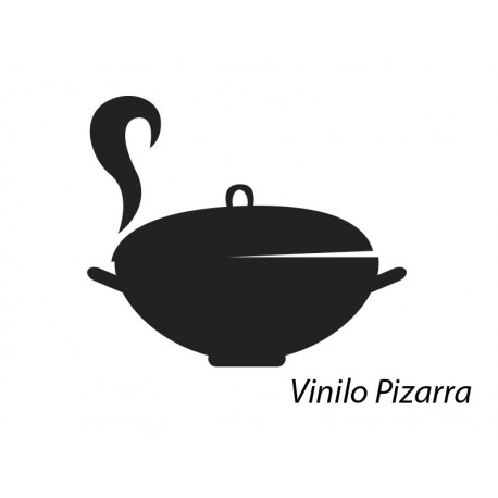 adhesivo decorativo Pizarra Cocina Olla