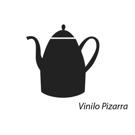Pizarra Cocina Tetera decoración con vinilo