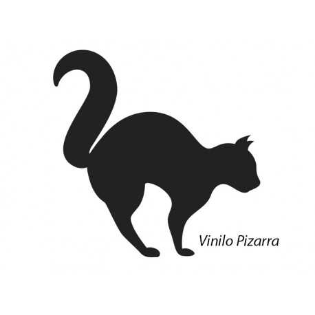 vinilo decorativo Pizarra Gato