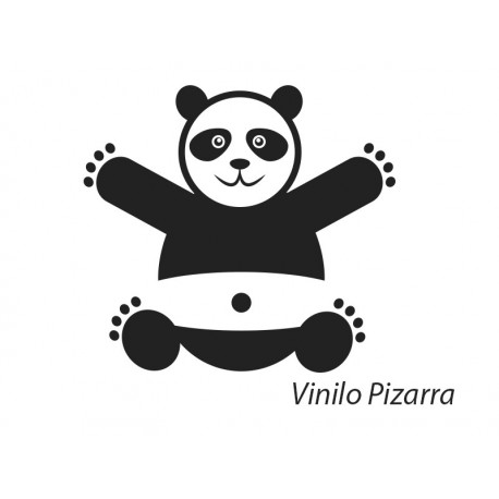 Pizarra Oso Panda imagen vista previa