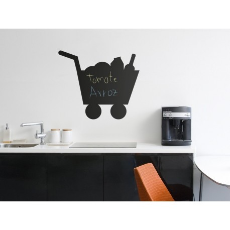adhesivo decorativo Pizarra Carro Compra