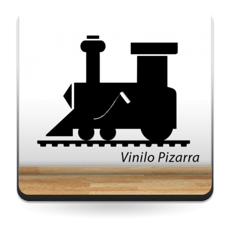 Pizarra Locomotora producto vinilos