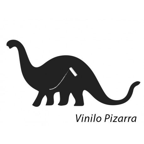vinilo decorativo Pizarra Dinosaurio