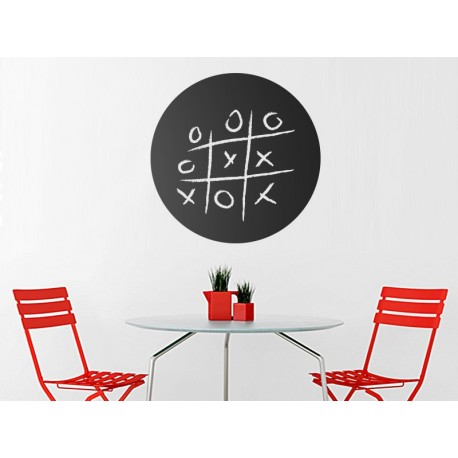 Pizarra Círculo decoración con vinilo