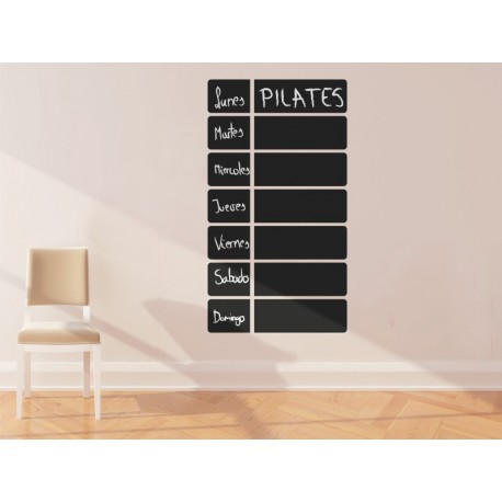 Pizarra Planificación adhesivo decorativo ambiente