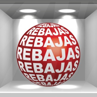 pegatina decorativa Rebajas 3D Reposicionable