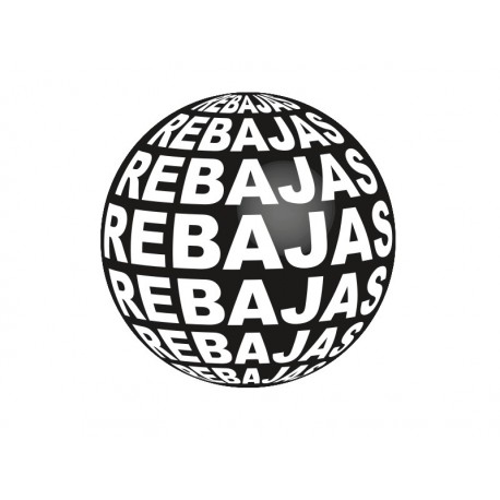 pegatina pared Rebajas 3D Negro Reposicionable