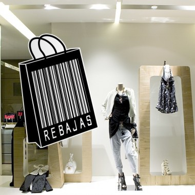 vinilo decorativo Rebajas Reposicionable Sopping Bag II