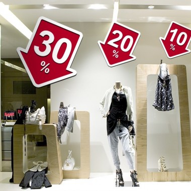 vinilos imagen producto Rebajas Reposicionable Flecha
