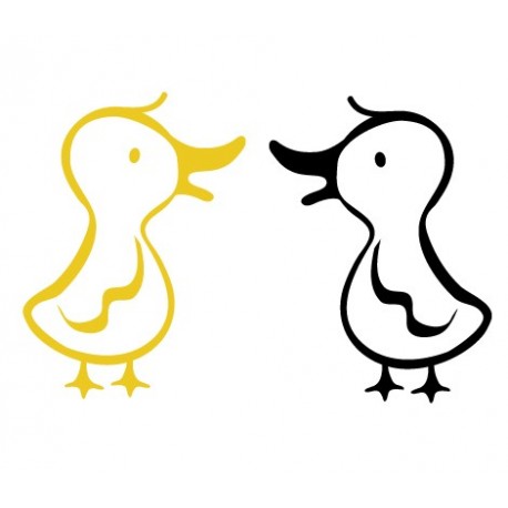 Patitos Cua Cua MOT 470 a medida - Stica Vinilos decorativos
