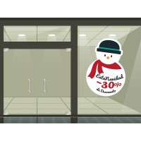 Navidad promoción vinilo reposicionable
