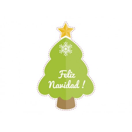 Navidad Árbol-Reposicionable imagen vinilo decorativo