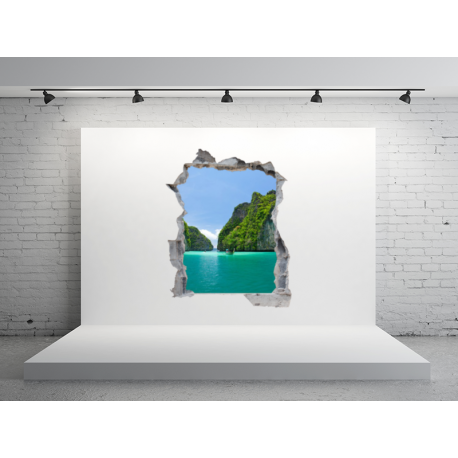 agujero paisaje en vinilo hol05