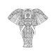 vinilo mandala elefante producto imagen