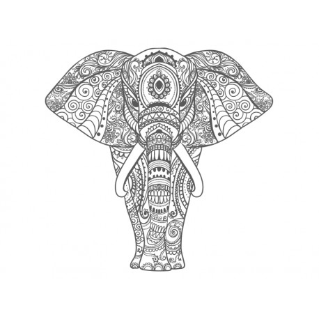 vinilo mandala elefante producto imagen