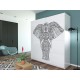 armario decorado con vinilo mandala elefante