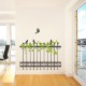 adhesivo pared decorativo verja