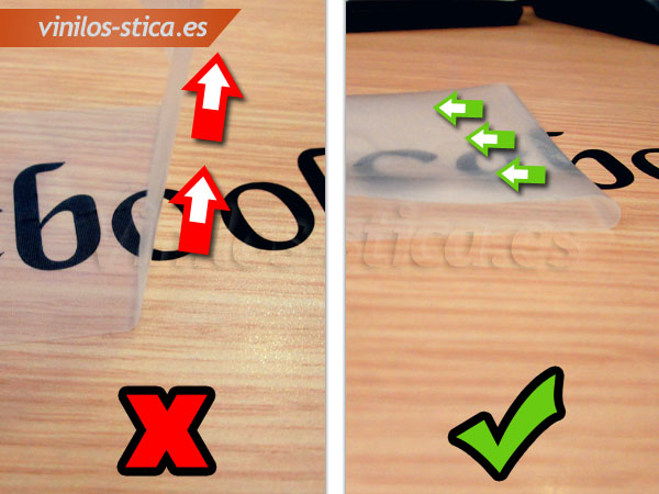 Pegado de vinilos troquelados importante a tener en cuenta