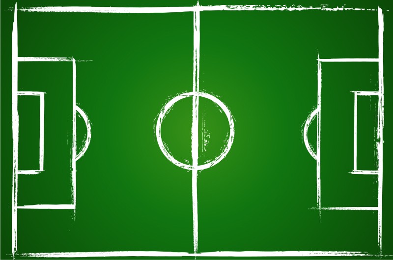 Vinilo Mesa Campo Futbol